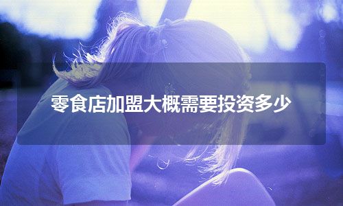 零食店加盟大概需要投资多少