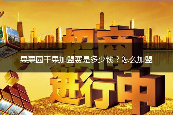 果栗园干果加盟费是多少钱？怎么加盟