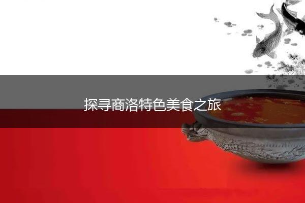 探寻商洛特色美食之旅