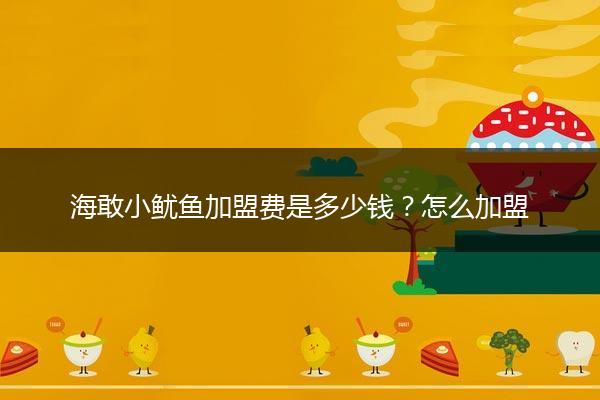 海敢小鱿鱼加盟费是多少钱？怎么加盟