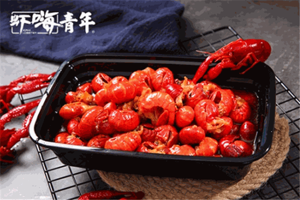 虾嗨青年小龙虾加盟产品图片
