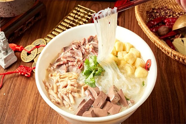 缘上缘老鸭粉丝加盟产品图片