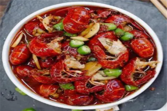 肖飞麻辣小龙虾加盟产品图片