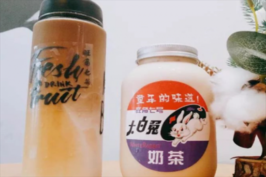旺角7号奶茶加盟产品图片