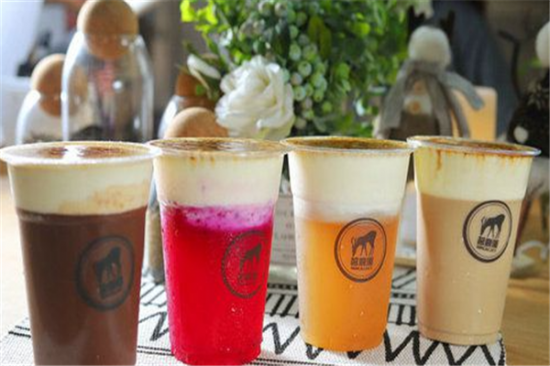 茗鹿溪奶茶加盟产品图片