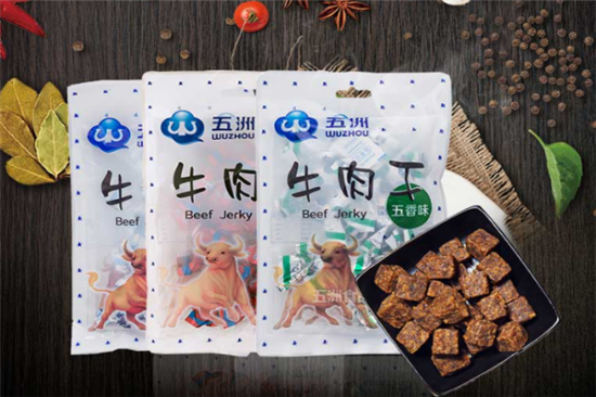 五洲牛肉干加盟