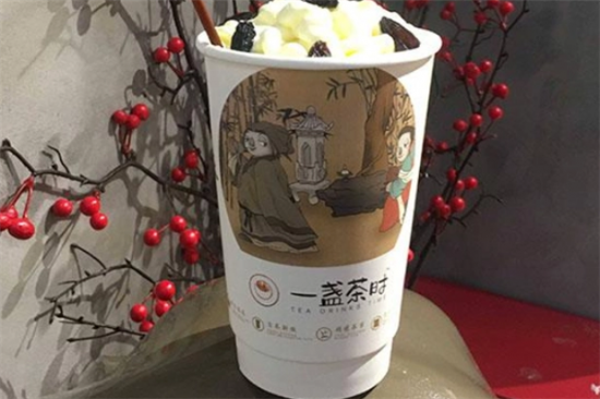 一盏茶时奶茶加盟产品图片